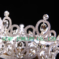 Nuptiale strass tiara argent ton clair couronne en cristal